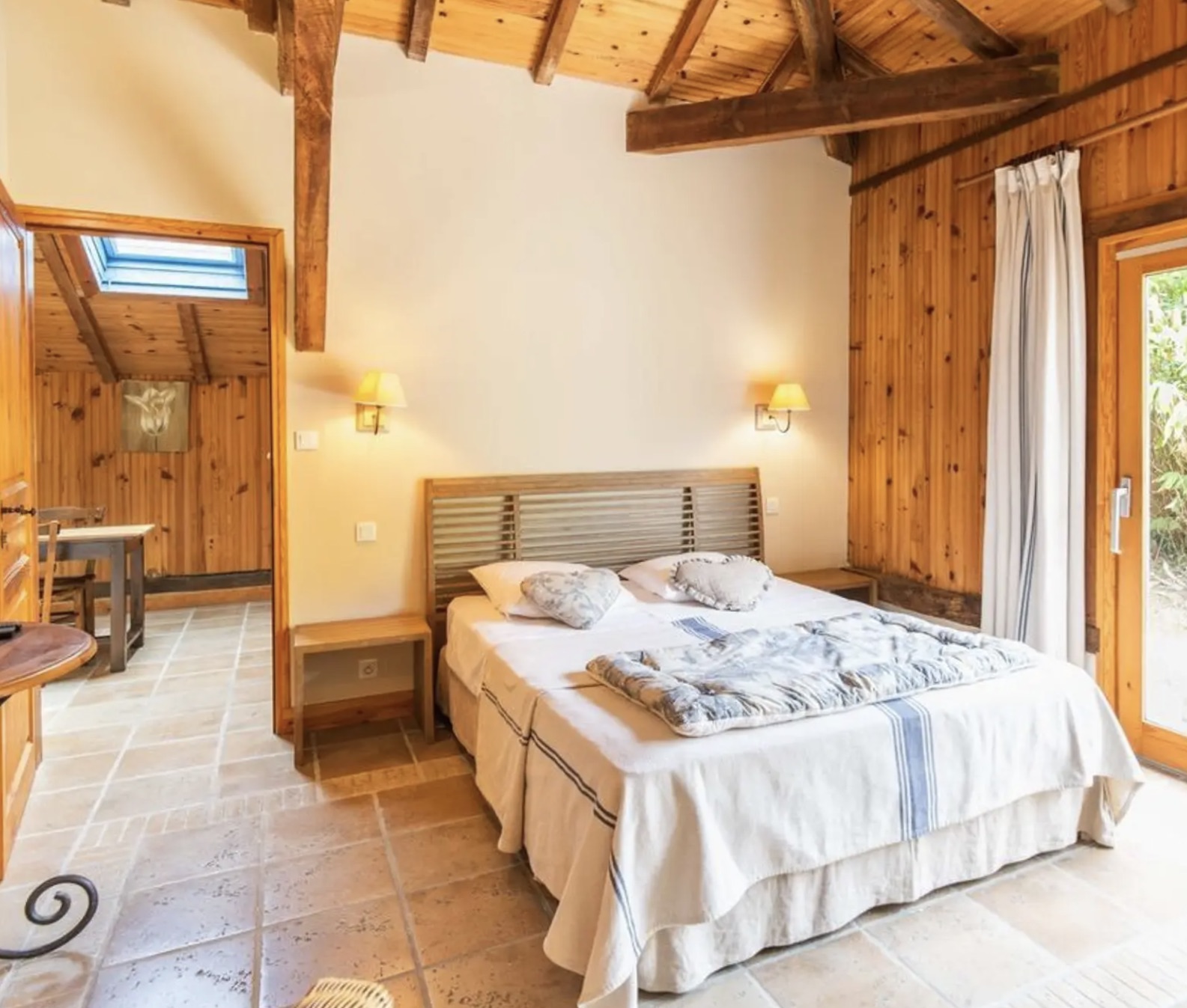 "Airial San Miguel" For Sale Sole Agent Saint Michel d'Escalus - 12km from beaches &amp; 15km from golf course, superb renovated farmhouse / character property on 8500 sq. m. of land comprising of original landaise farm house, sheepfold, artist workshop &amp; outbuildings; rare opportunity to live in a small village with preserved local traditions ; ideal for bed &amp; breakfast. Quiet &amp; peaceful ... &pound;821,000.
