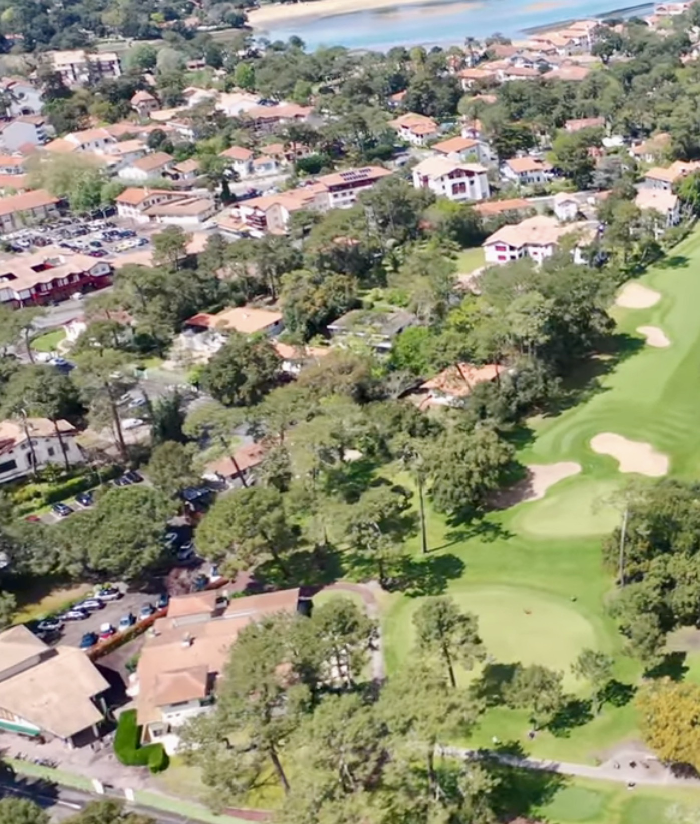 "River Ridge Golf Mansion" For Sale Hossegor Golf / Superb Views, wonderful hossegor-style landaise villa extending to circa 240 sq. m., 5 bed / 4 bath, garage &amp; outbuildings, on wooded and landscaped garden complete with terraces and decks... &pound; 2,638,000&nbsp;