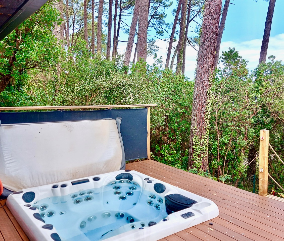 "The Tree Lodge", For Sale Seignosse Village Near the Golf Course &amp; 4km from the beach, charming 2 bed / 2 bath villa plus one bedroom guest house, newly renovated and set in very quiet surroundings with unique views... &pound; 1,078,000