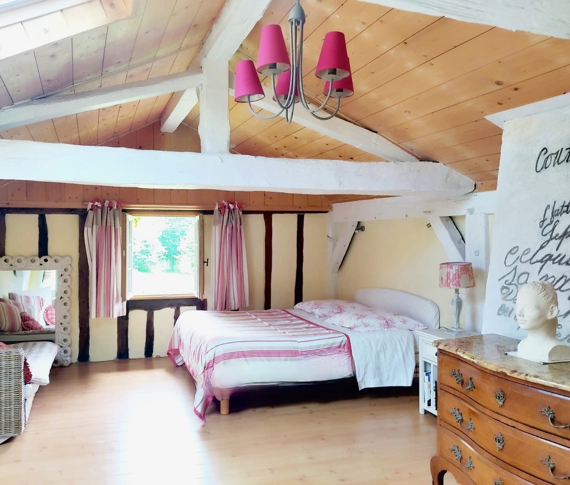 "Airial San Miguel" For Sale Sole Agent Saint Michel d'Escalus - 12km from beaches &amp; 15km from golf course, superb renovated farmhouse / character property on 8500 sq. m. of land comprising of original landaise farm house, sheepfold, artist workshop &amp; outbuildings; rare opportunity to live in a small village with preserved local traditions ; ideal for bed &amp; breakfast. Quiet &amp; peaceful ... &pound;821,000.