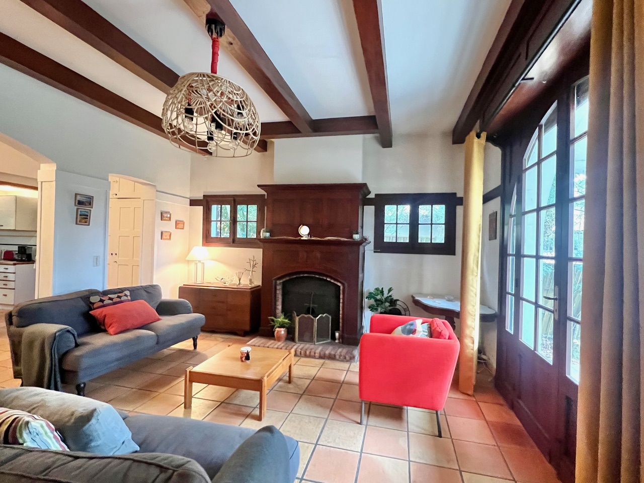 "Mimosa Historic Villa" For Sale Hossegor Lake / Ocean / Centre by Foot, authentic Basco-Landaise built in 1926 by famous architect Robert Maurice, set on 1150 sq. m. of land; intimist, quiet &amp; elegant, one of the most beautiful listed Hossegor villas, perfectly located and oriented... &pound; 2,485,000