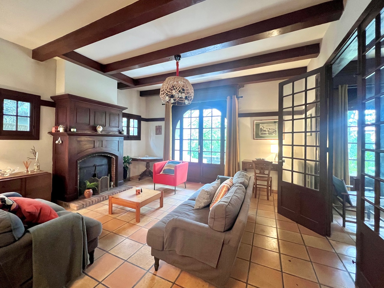 "Mimosa Historic Villa" For Sale Hossegor Lake / Ocean / Centre by Foot, authentic Basco-Landaise built in 1926 by famous architect Robert Maurice, set on 1150 sq. m. of land; intimist, quiet &amp; elegant, one of the most beautiful listed Hossegor villas, perfectly located and oriented... &pound; 2,485,000