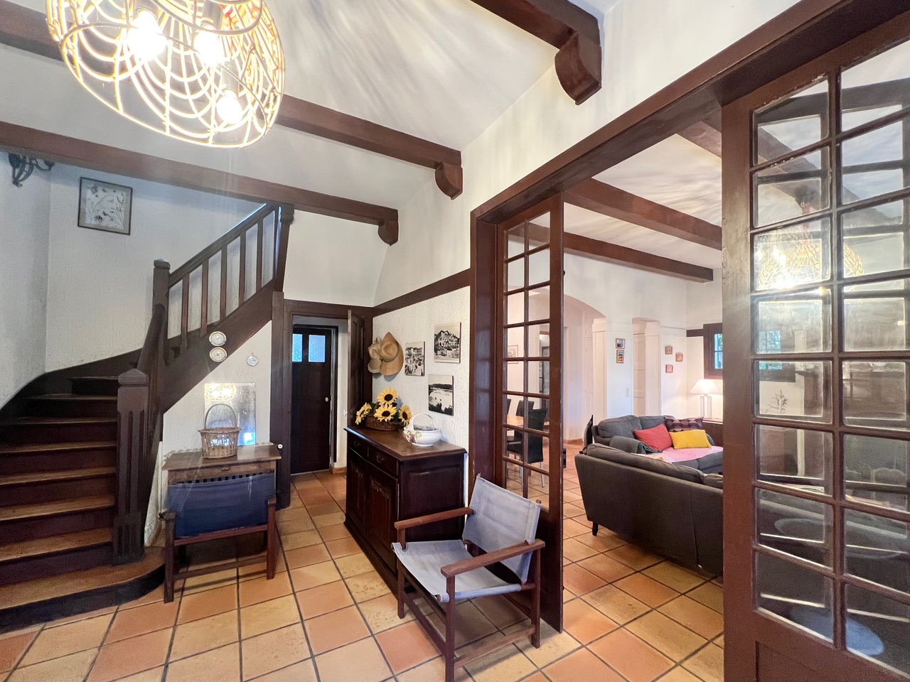 "Mimosa Historic Villa" For Sale Hossegor Lake / Ocean / Centre by Foot, authentic Basco-Landaise built in 1926 by famous architect Robert Maurice, set on 1150 sq. m. of land; intimist, quiet &amp; elegant, one of the most beautiful listed Hossegor villas, perfectly located and oriented... &pound; 2,485,000
